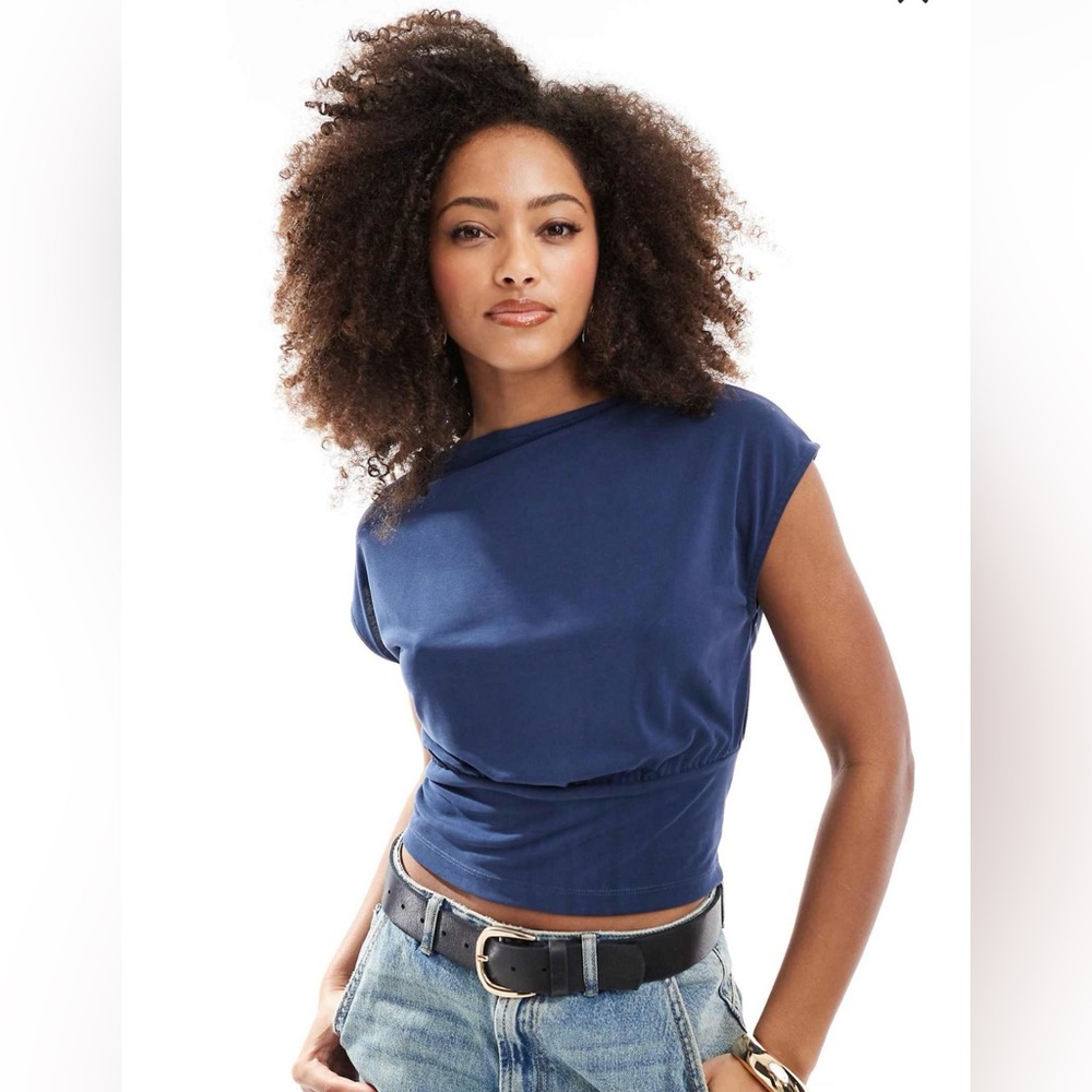 Slash neck top ASOS DESIGN